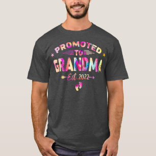 Gefärbte Krawatte für Oma Est 2022 Mütter Tag N T-Shirt