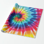 Gefärbte Krawatte für Regenbogen Geschenkpapier (Ungerollt)