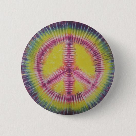 Gefärbte Krawatte für Rosa und Gelbe Gelbe Button (Vorderseite)
