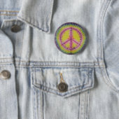 Gefärbte Krawatte für Rosa und Gelbe Gelbe Button (Beispiel)