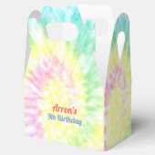 Gefärbte Krawatte Geburtstag Geschenkschachtel (Geöffnet)