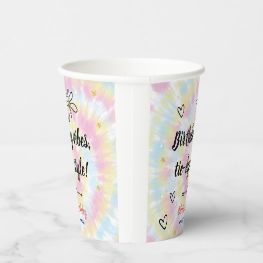 Gefärbte Krawatte Geburtstagspartei Pappbecher (Rechts)