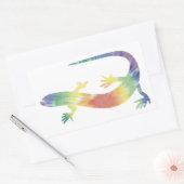 Gefärbte Krawatte Gecko Sticker (Umschlag)