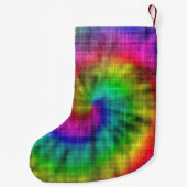 Gefärbte Krawatte gemustert Kleiner Weihnachtsstrumpf (Rückseite)