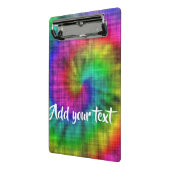 Gefärbte Krawatte gemustert Mini Klemmbrett (Gewinkelt2)