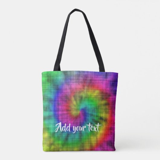 gefärbte Krawatte gemustert Tasche (Rückseite)