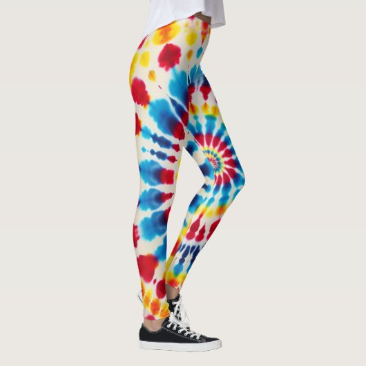 Gefärbte Krawatte-Genuss Leggings (Rechts)
