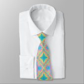Gefärbte Krawatte Geometric Necktie (Gebunden)