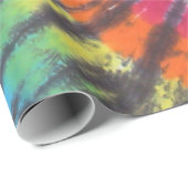 Gefärbte Krawatte Geschenkpapier (Rolleneckpunkt)