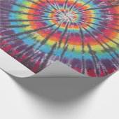 Gefärbte Krawatte Geschenkpapier (Ecke)
