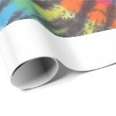 Gefärbte Krawatte Geschenkpapier (Rolleneckpunkt)