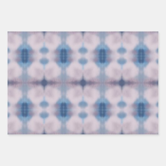 Gefärbte Krawatte Geschenkpapier Set (Vorderseite)