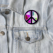 Gefärbte Krawatte - Geschmacksmuster für Friedensz Button (Beispiel)