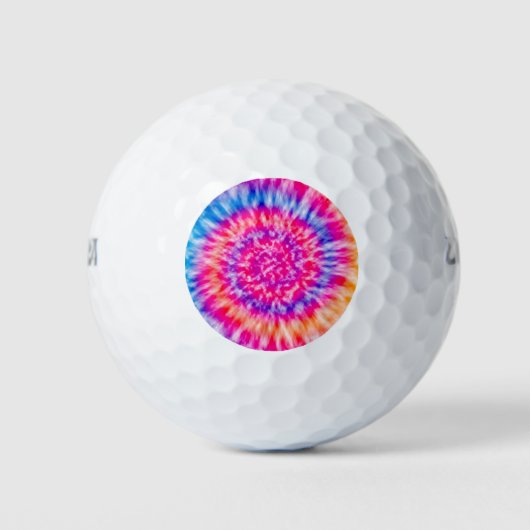 Gefärbte Krawatte Golfball (Vorderseite)