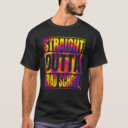 Gefärbte Krawatte Grad 2023 T-Shirt (Vorderseite)