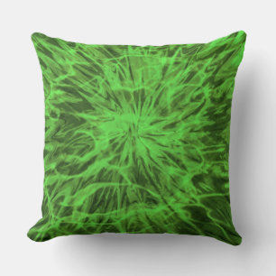 GEFÄRBTE KRAWATTE GREEN KISSEN