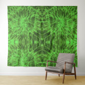 GEFÄRBTE KRAWATTE GREEN WANDTEPPICH (Beispiel (Horizontal))