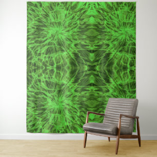 GEFÄRBTE KRAWATTE GREEN WANDTEPPICH