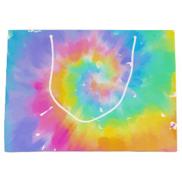 Gefärbte Krawatte Große Geschenktüte