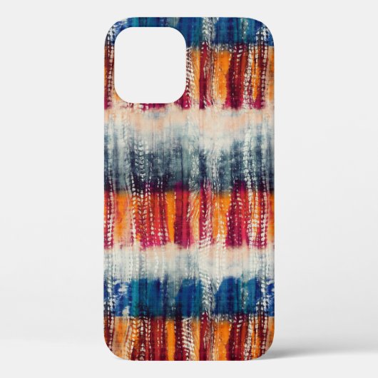 gefärbte Krawatte Grunge-Styling-Simulation Case-Mate iPhone Hülle (Rückseite)