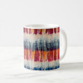 Gefärbte Krawatte Grunge-Styling-Simulation Kaffeetasse (VorderseiteRechts)