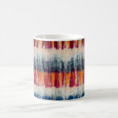 Gefärbte Krawatte Grunge-Styling-Simulation Kaffeetasse (Mittel)