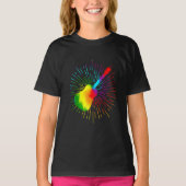 Gefärbte Krawatte Guitar Music Design Farbige Gita T-Shirt (Vorderseite)