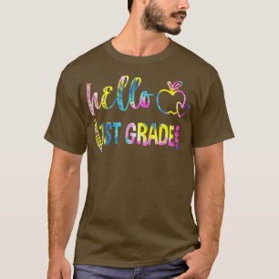 Gefärbte Krawatte Hallo 1. Klasse Team 1. Klasse Z T-Shirt