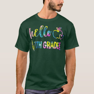 Gefärbte Krawatte Hallo 7. Klasse Team 7. Klasse Z T-Shirt