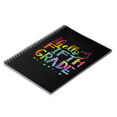 Gefärbte Krawatte Hallo IFTH TH Dozent Notizblock (Linke Seite)