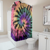 Gefärbte Krawatte Handgezeichneter Regenbogen Shib Duschvorhang (Beispiel)