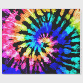 Gefärbte Krawatte Handgezeichneter Regenbogen Shib Geschenkpapier (Flach)