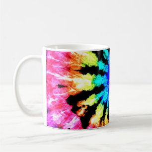 Gefärbte Krawatte Handgezeichneter Regenbogen Shib Kaffeetasse
