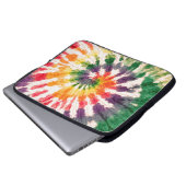 Gefärbte Krawatte Handgezeichneter Regenbogen Shib Laptopschutzhülle (Vorne Knopf)