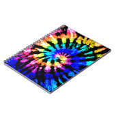 Gefärbte Krawatte Handgezeichneter Regenbogen Shib Notizblock (Linke Seite)