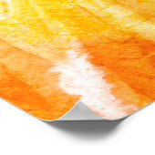 Gefärbte Krawatte Handgezeichneter Regenbogen Shib Poster (Ecke)