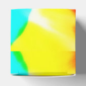 Gefärbte Krawatte Happy Birthday Cupcake Box Geschenkschachtel (Oben)