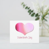 gefärbte Krawatte Herz Postkarte (Stehend Vorderseite)