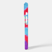 Gefärbte Krawatte Hippie Design Case-Mate iPhone Hülle (Rückseite / Links)