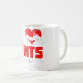 Gefärbte Krawatte Hippy Butterfly Science liebt Gr Kaffeetasse (VorderseiteRechts)