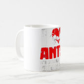 Gefärbte Krawatte Hippy Butterfly Science liebt Gr Kaffeetasse (Vorderseite Links)