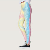 Gefärbte Krawatte Hippy Swirl Leggings (Links)
