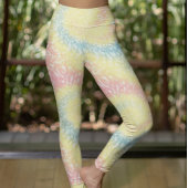 Gefärbte Krawatte Hippy Swirl Leggings