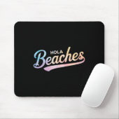 Gefärbte Krawatte Hola Beaches Funny Beach Sommeru Mousepad (Mit Mouse)
