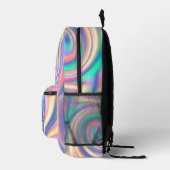 Gefärbte Krawatte Holographic Psychedelic Cool Tee Bedruckter Rucksack (Rechts)