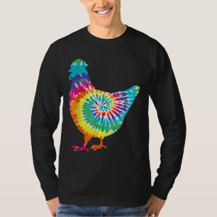 Gefärbte Krawatte Huhn T-Shirt