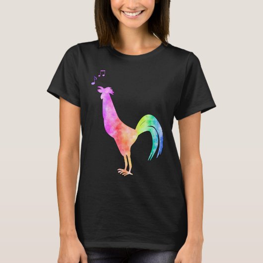 gefärbte Krawatte Huhn T-Shirt (Vorderseite)