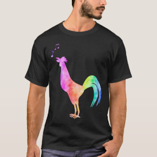 gefärbte Krawatte Huhn T-Shirt