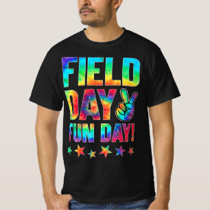 Gefärbte Krawatte Ich bin nur hier für Feldtage 20 T-Shirt