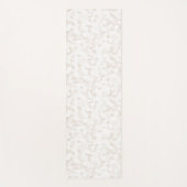 gefärbte Krawatte in Stone Beige Boho Yogamatte (Vorderseite)